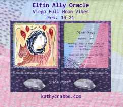Pink Puss: Elfin Ally Oracle for the Virgo Full Moon