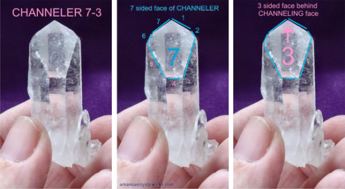 Channeling or Channeler quartz crystal - Arkansas Crystal Works